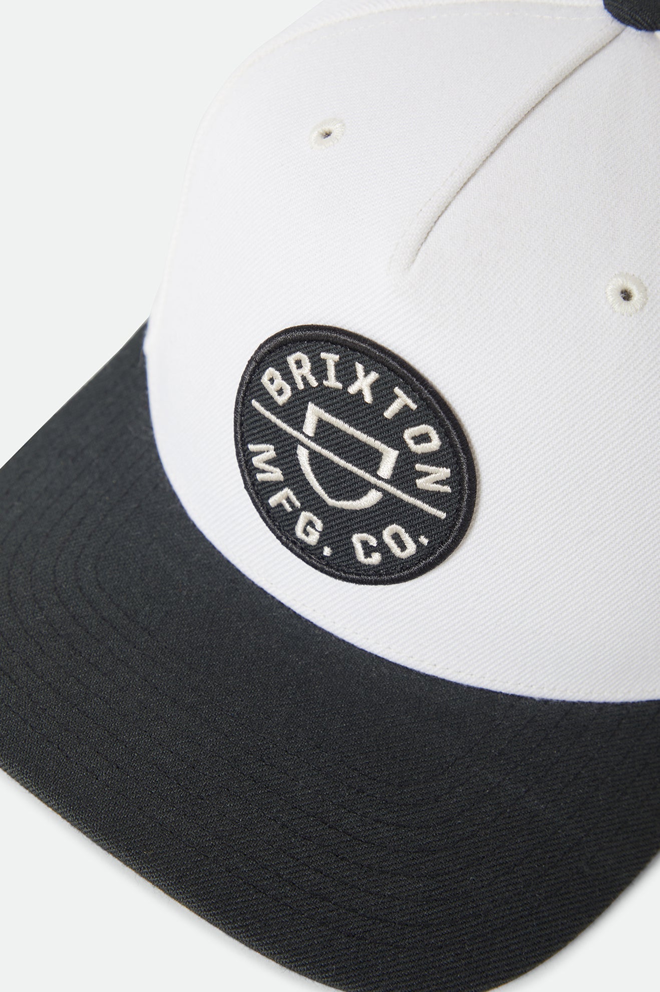 Brixton Crest C MP Snapback Black/Off White
