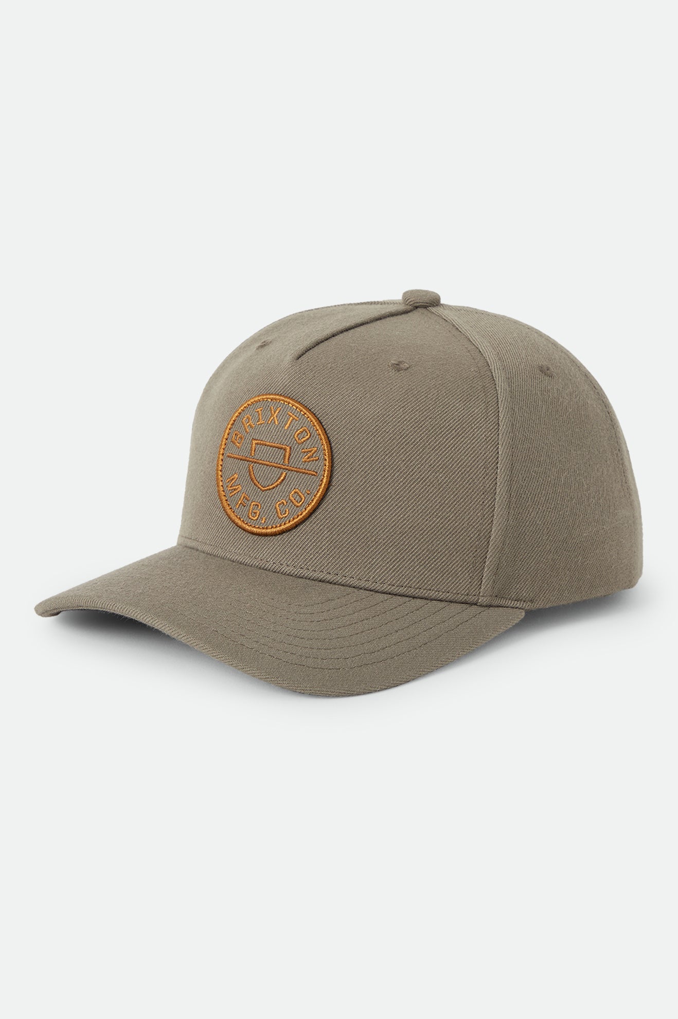 Brixton Crest C MP Snapback Dark Olive/Caramel