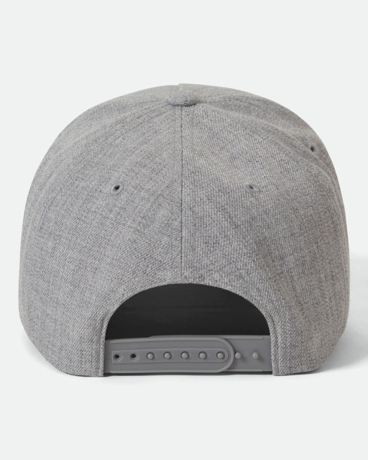 Brixton Crest C MP Snapback Light Heather Grey/Light Heather Grey