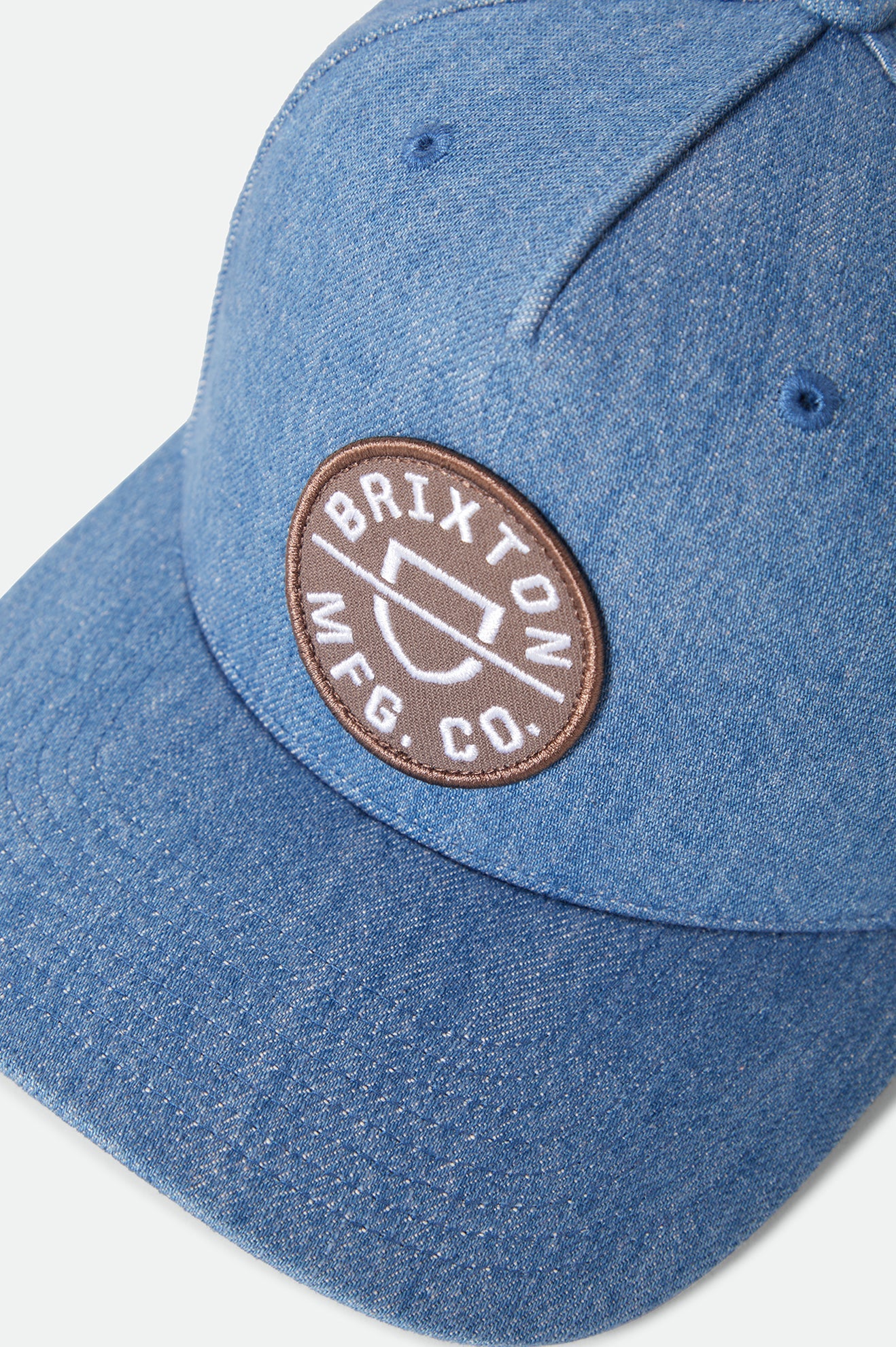 Brixton Crest C MP Snapback Medium Rinse Denim
