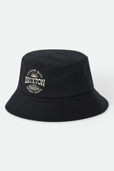 Brixton Current Packable Bucket Hat Black