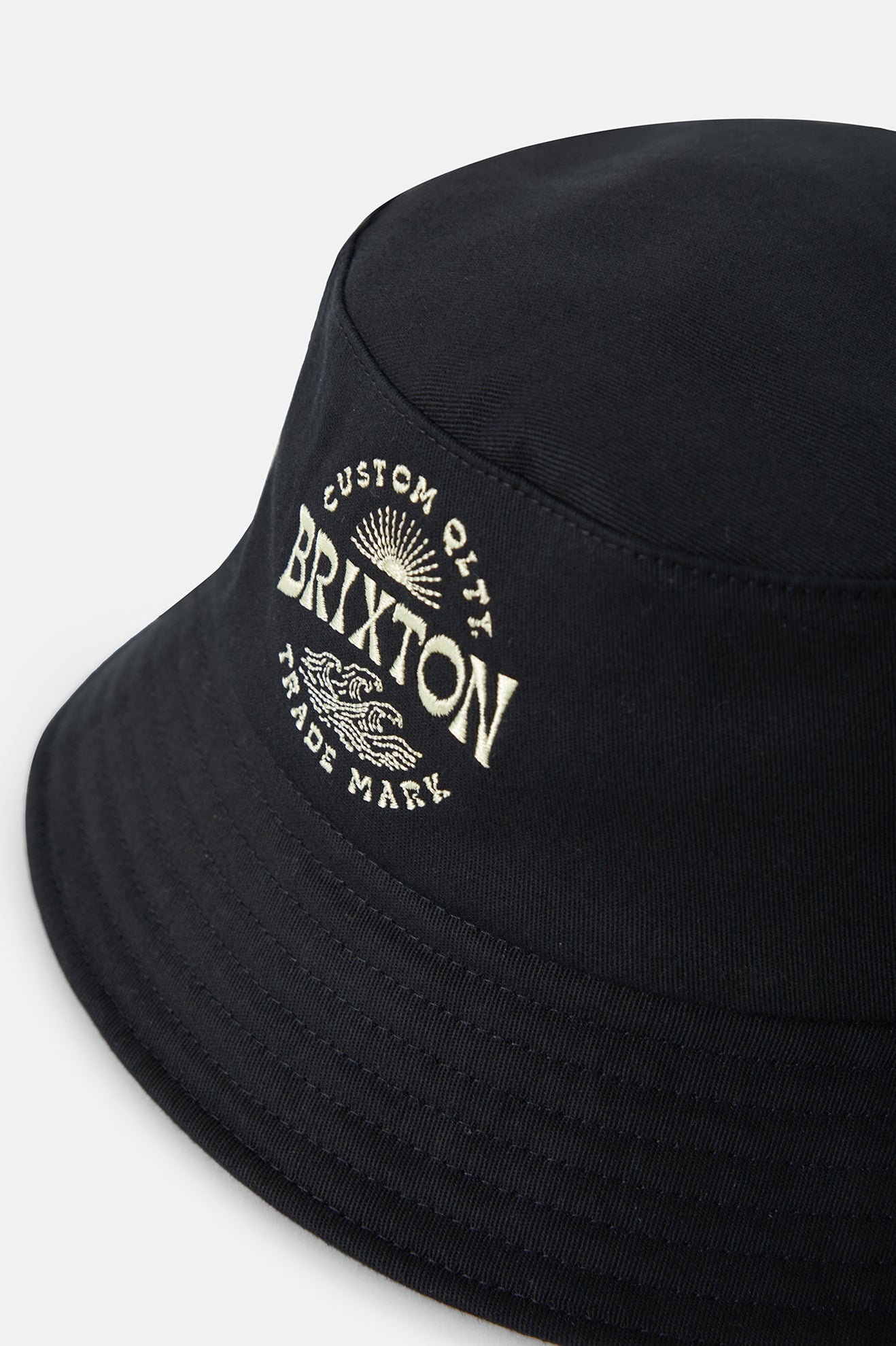 Brixton Current Packable Bucket Hat Black