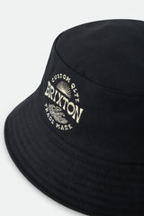 Brixton Current Packable Bucket Hat Black