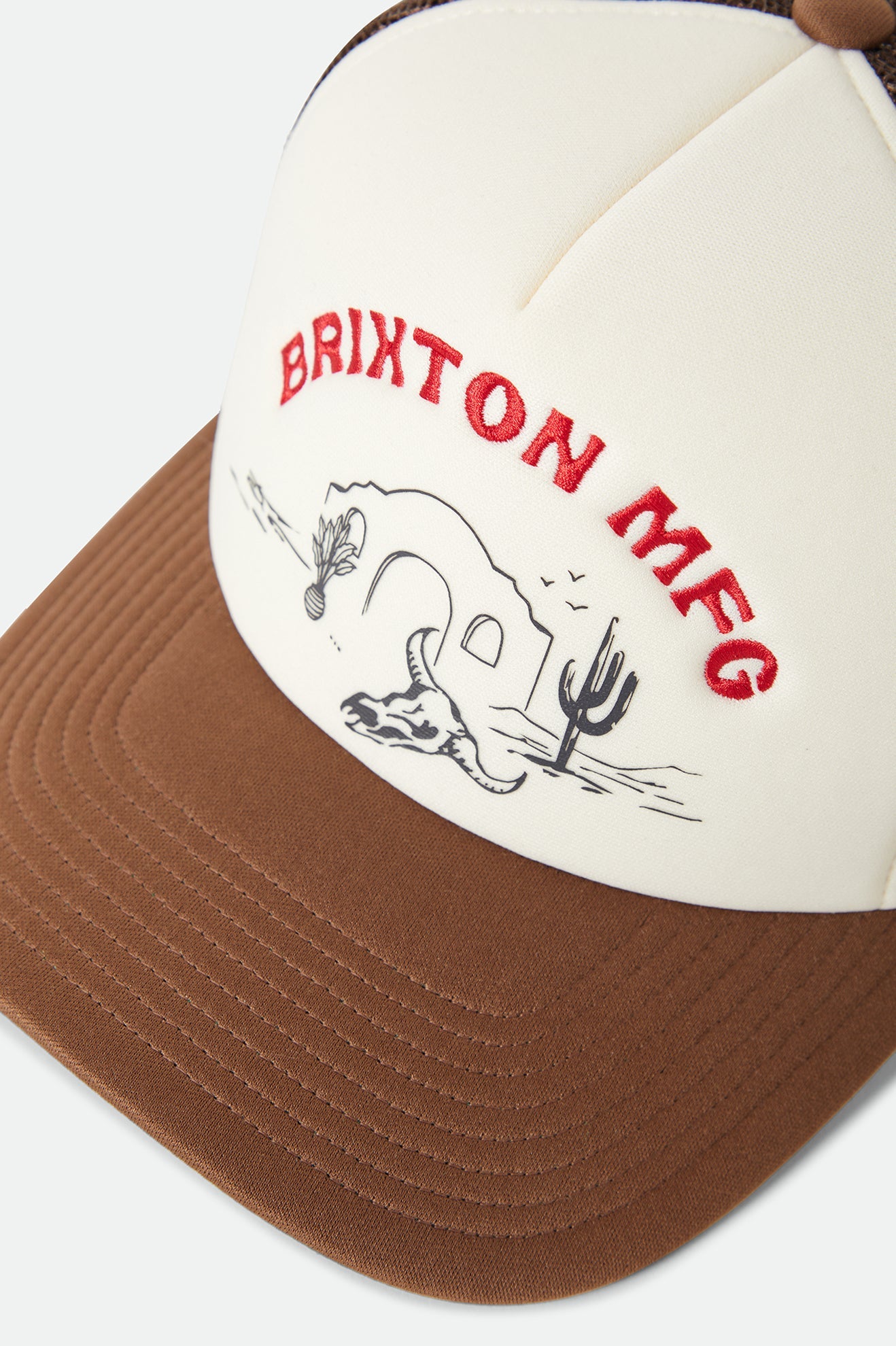 Brixton Desert Liesure MP Trucker Cap Pinecone Brown/Whitecap