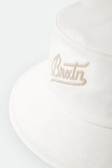 Brixton Eldon Packable Buckegt Hat Off White/Beige