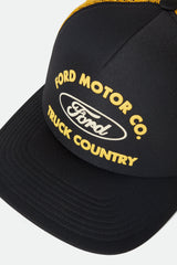 Brixton Ford Built Tough MP Trucker Snapback Burnt Rubber/Empire Yellow