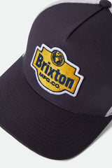 Brixton Genuine Quality MP Trucker Snapback Mood Indigo
