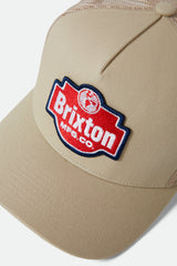 Brixton Genuine Quality MP Trucker Snapback Sand
