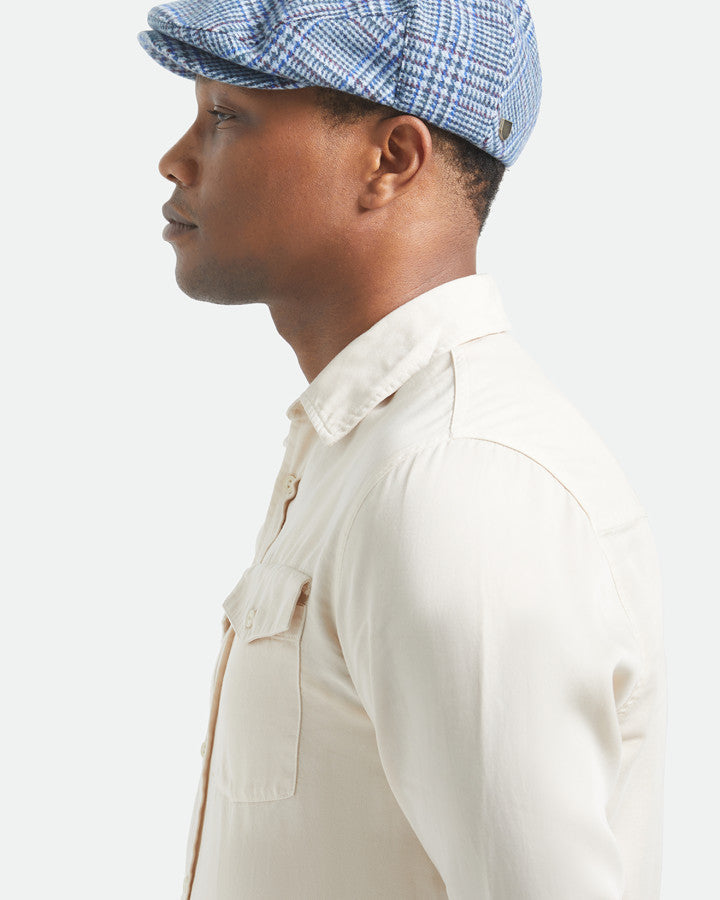 Brixton Hooligan Light Weight Snap Cap Celadon Green/Royal Plaid