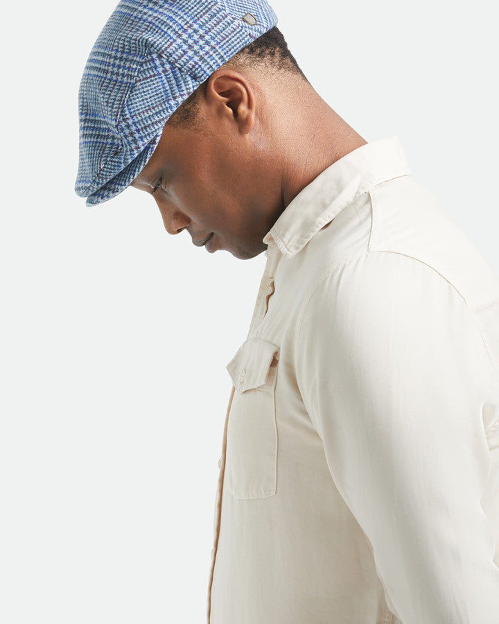 Brixton Hooligan Light Weight Snap Cap Celadon Green/Royal Plaid