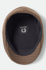 Brixton Hooligan LW Snap Cap Grey/Brown/Gold