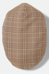 Brixton Hooligan LW Snap Cap Tan/Brown/Rust Houndstooth