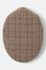 Brixton Hooligan Snap Cap Brown/Tan/Red Plaid