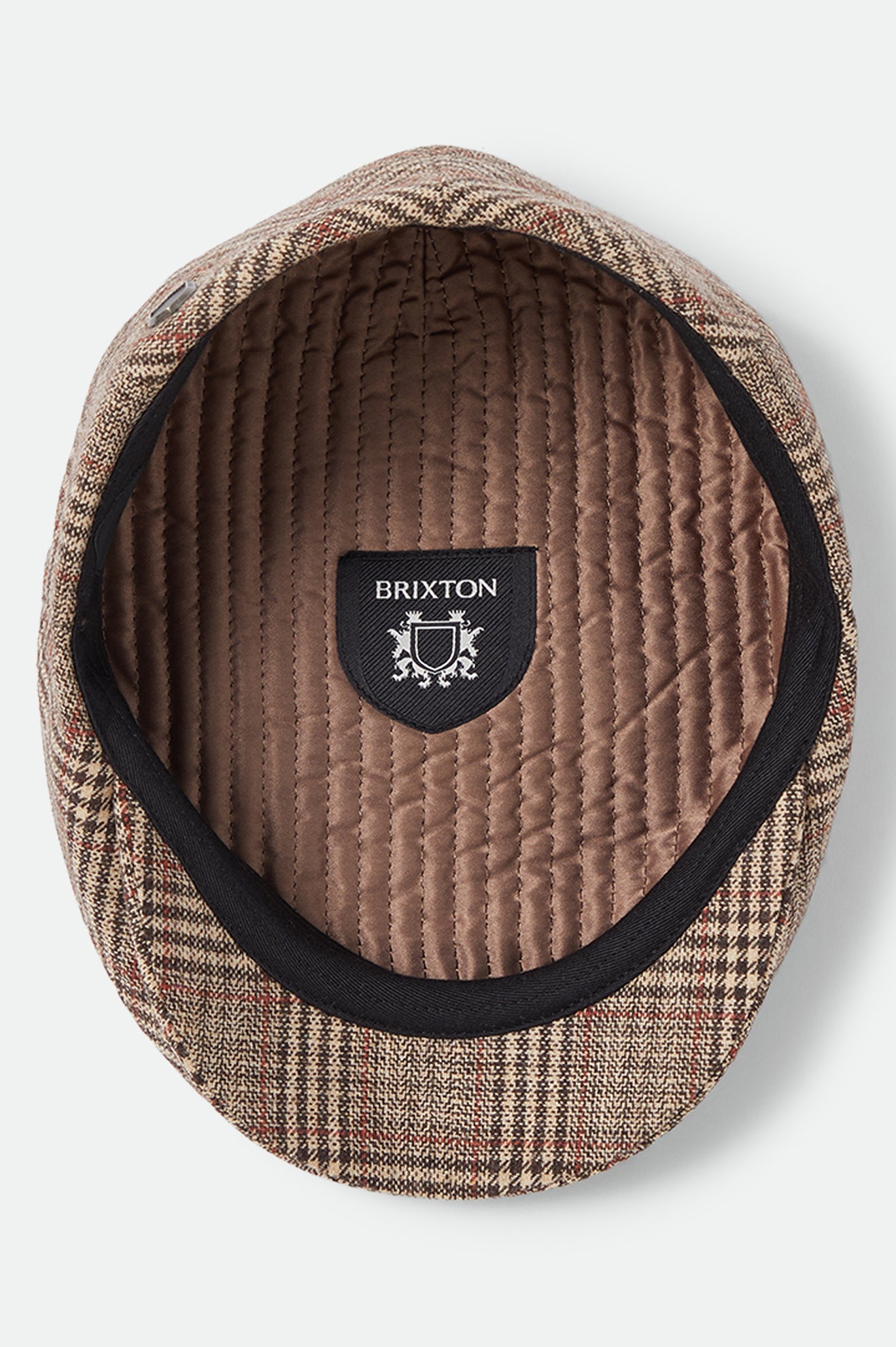 Brixton Hooligan Snap Cap Brown/Tan/Red Plaid