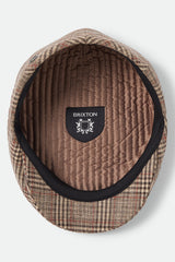 Brixton Hooligan Snap Cap Brown/Tan/Red Plaid