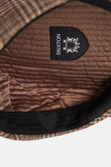 Brixton Hooligan Snap Cap Brown/Tan/Red Plaid