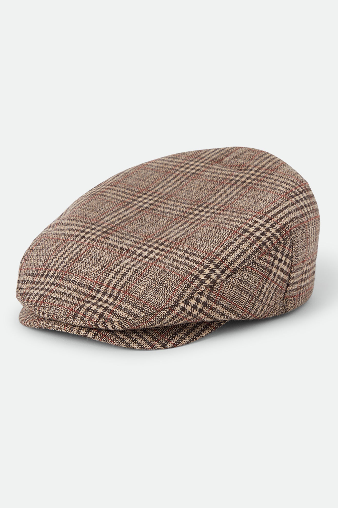 Brixton Hooligan Snap Cap Brown/Tan/Red Plaid