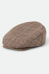Brixton Hooligan Snap Cap Brown/Tan/Red Plaid