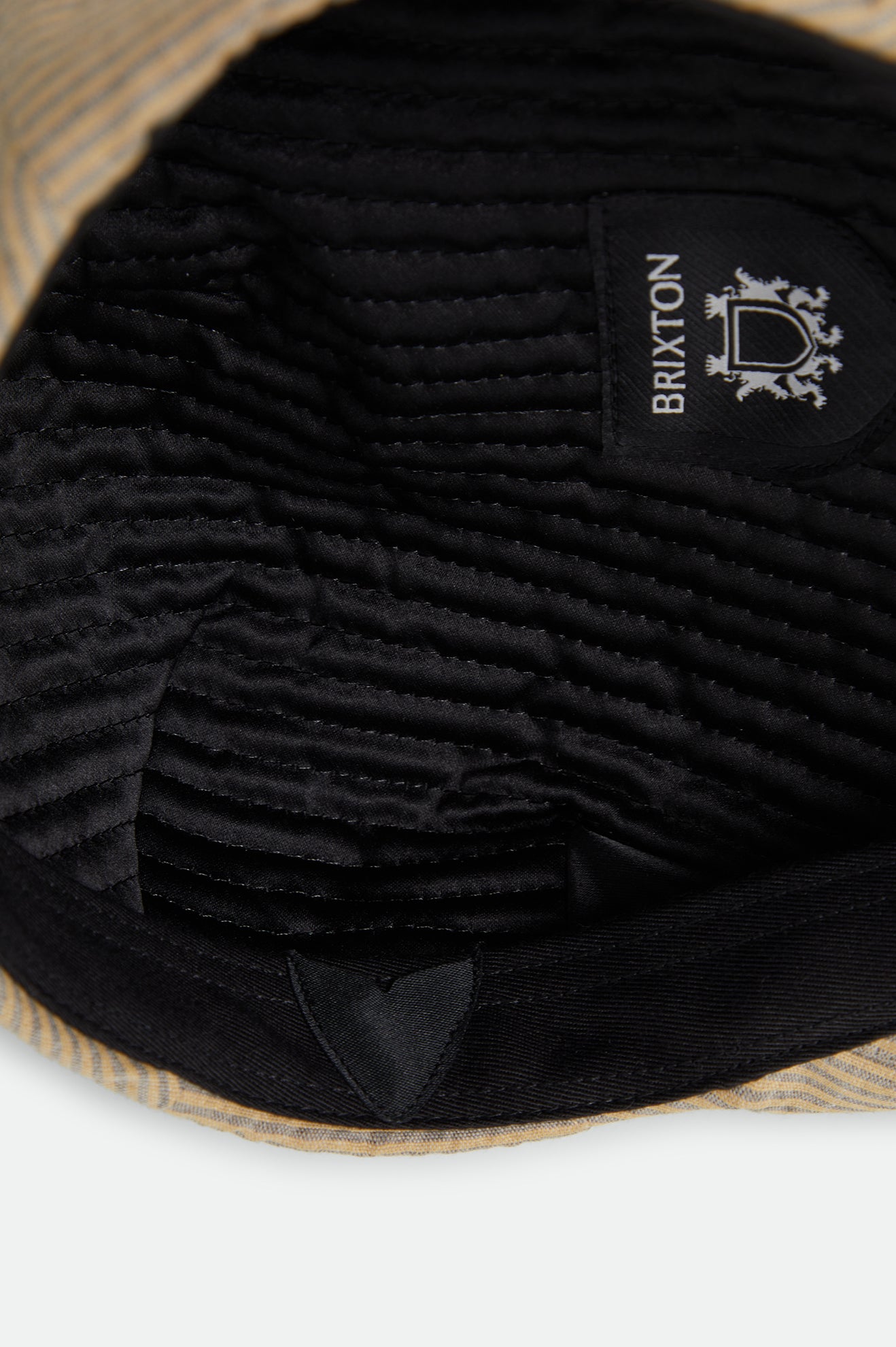 Brixton Hooligan Snap Cap Khaki Stripe/Washed Black