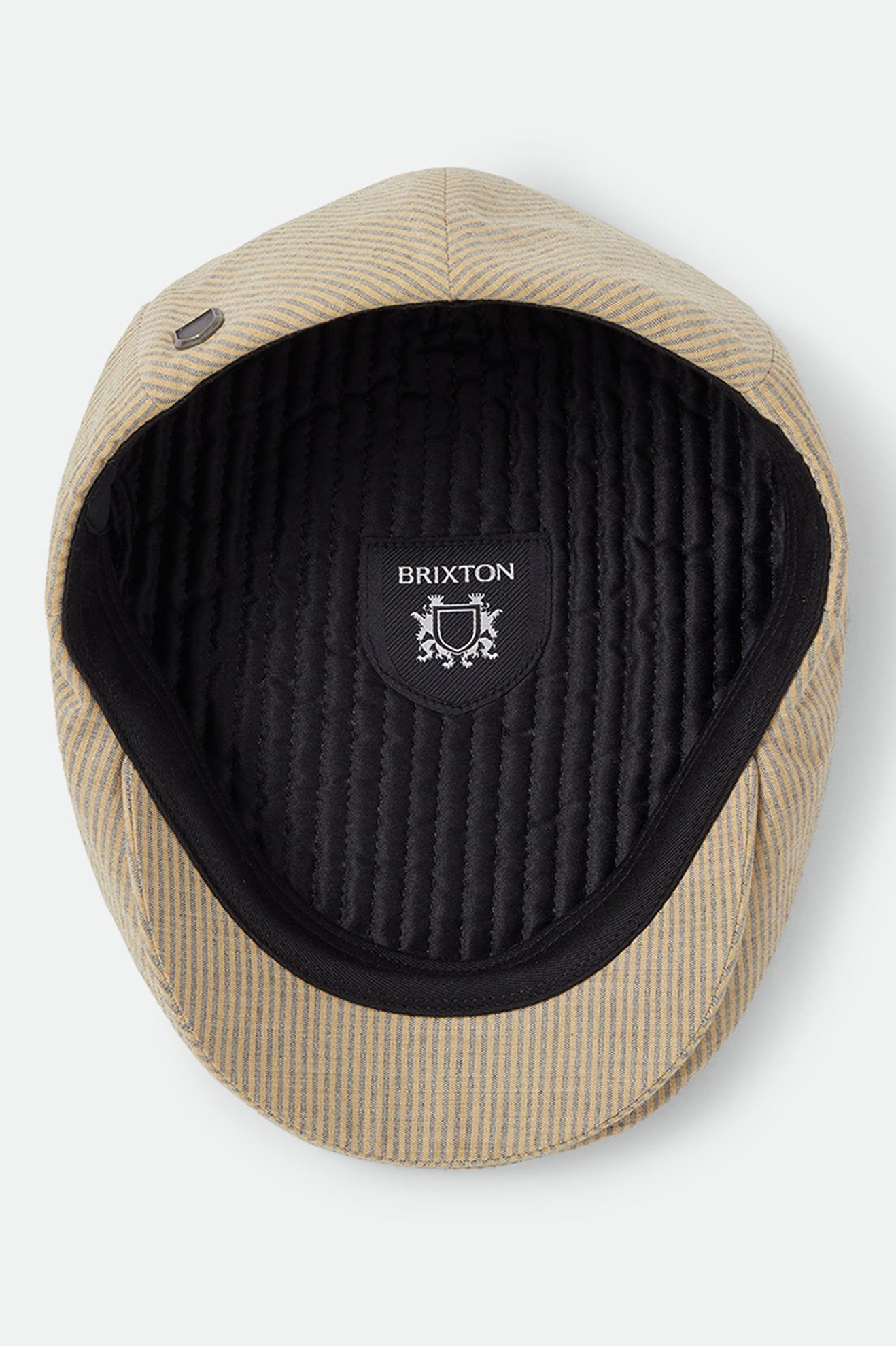 Brixton Hooligan Snap Cap Khaki Stripe/Washed Black