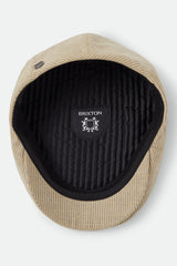 Brixton Hooligan Snap Cap Khaki Stripe/Washed Black