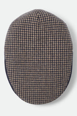 Brixton Hooligan Snap Cap Navy/Sand Houndstooth