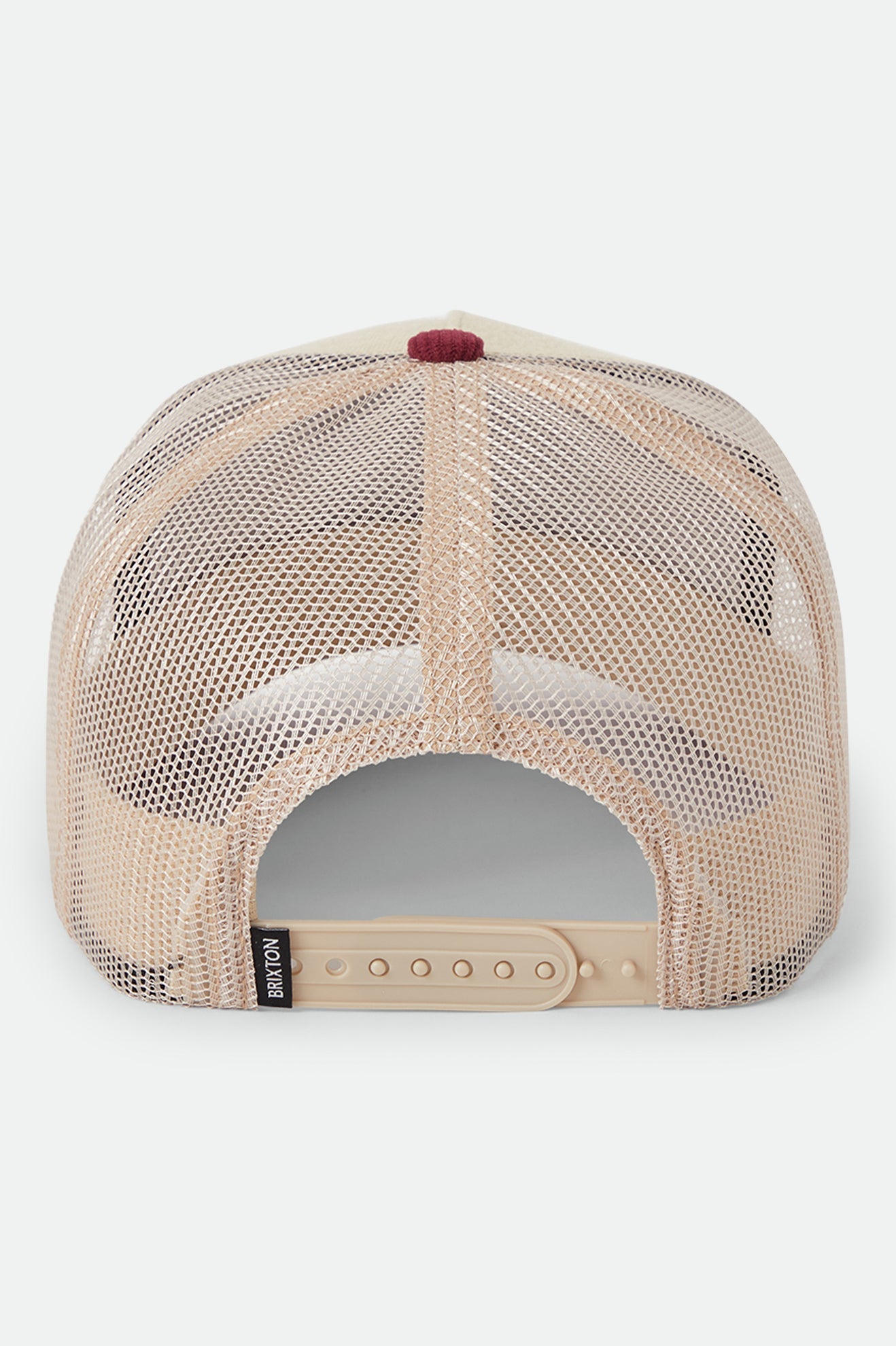 Brixton Hubal C MP Trucker Cap Oatmeal/Dark Brick Corduroy