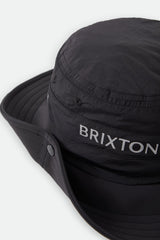 Brixton Journey Safari Bucket Hat Black
