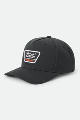 Brixton Linwood C MP Snapback Black/Orange/White
