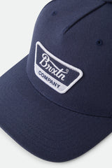 Brixton Linwood C MP Snapback Washed Navy/White