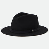 Brixton Messer Packable Fedora Black/Black