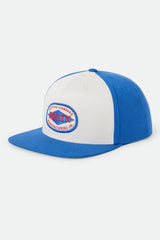 Brixton Meyers Snapback Off White/Electric Indigo