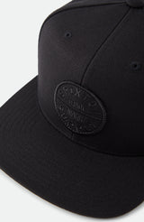 Brixton Oath III Snapback Black/Black