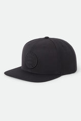 Brixton Oath III Snapback Black/Black