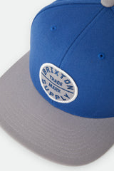 Brixton Oath III Snapback Blue/Light Grey