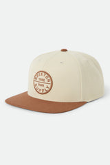Brixton Oath III Snapback Khaki/Caramel