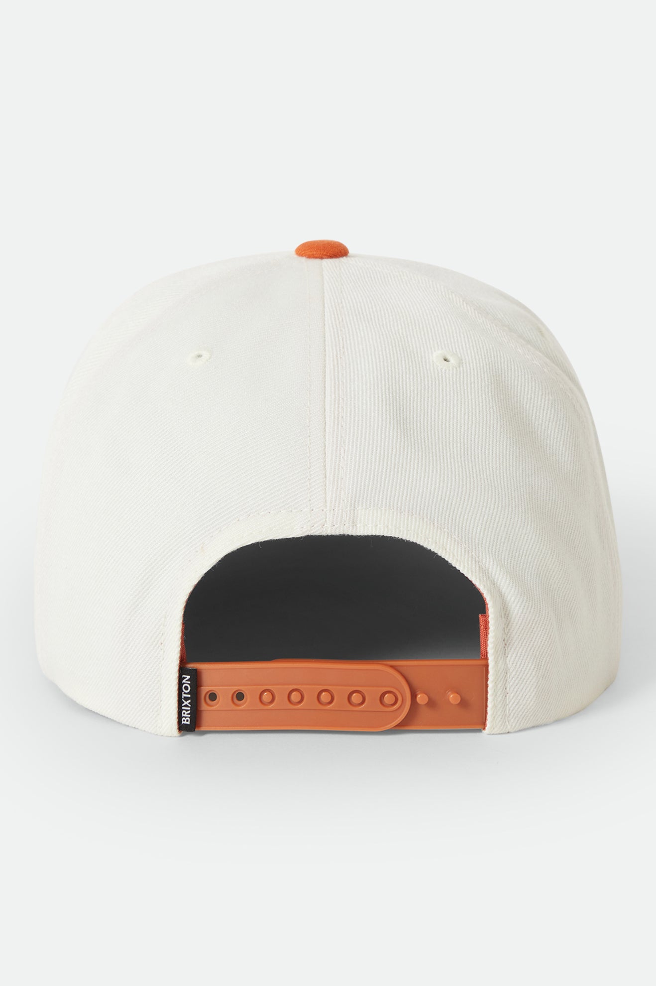 Brixton Oath III Snapback Off White/Burnt Orange
