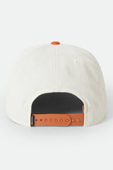 Brixton Oath III Snapback Off White/Burnt Orange