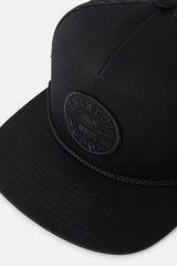 Brixton Oath MP Trucker Black/Black/Black