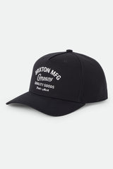 Brixton Stratton Snapback Black