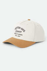 Brixton Stratton Snapback Off White/Caramel