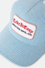 Brixton Take It Easy MP Trucker Cap Two Boot Stripe