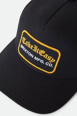 Brixton Take It Easy MP Trucker Cap Washed Black
