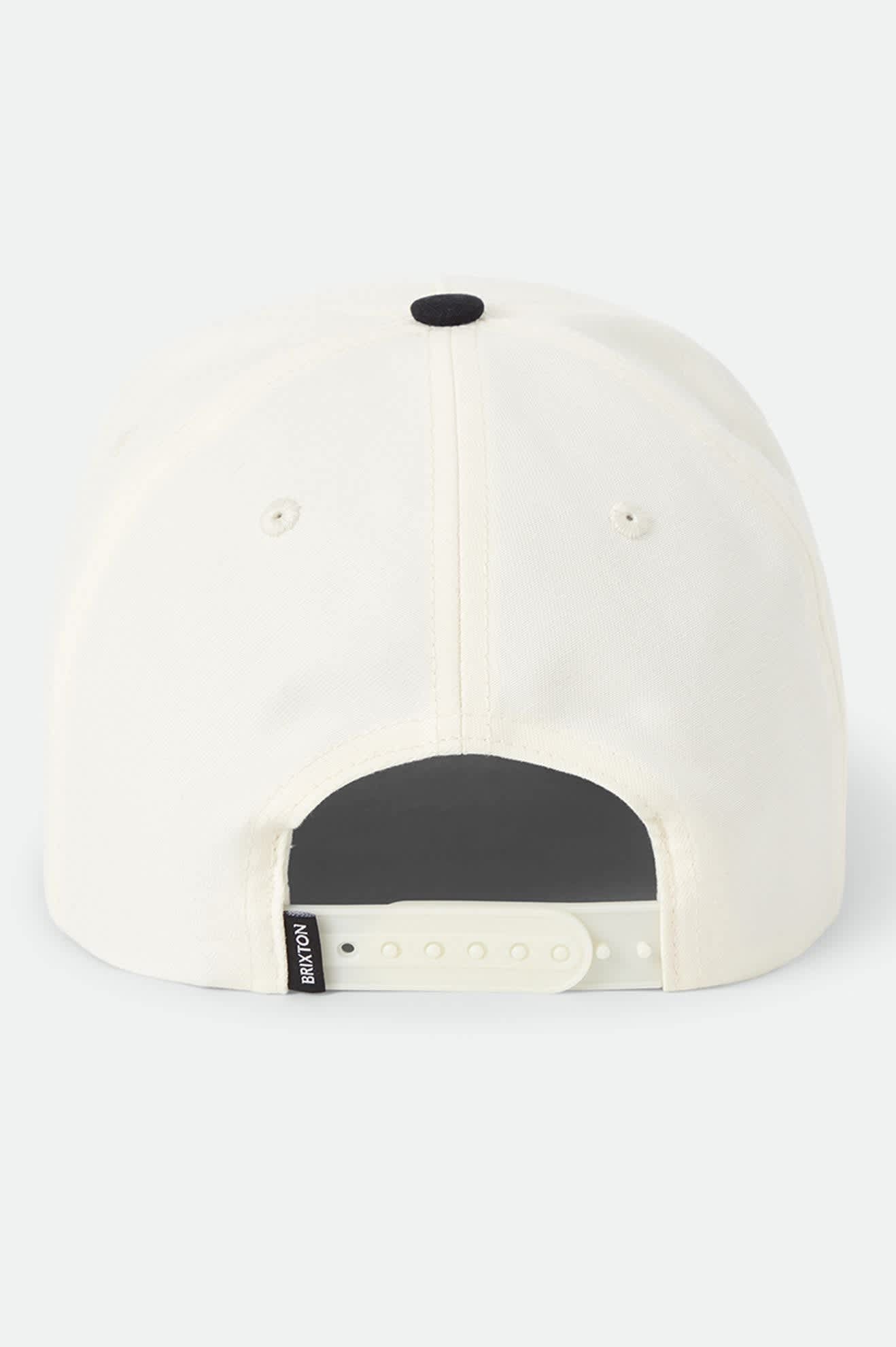 Brixton Well MP Snapback White Cap/Black