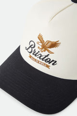 Brixton Well MP Snapback White Cap/Black
