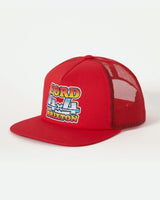 Brixton X Ford 4X4 Chrome Trucker Cap Rangoon Red
