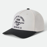 Brixton X Ford Mustang Snapback Wimbledon White/Burnt Rubber