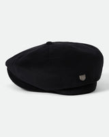 Brixton Brood Baggy Snap Cap Black Corduroy