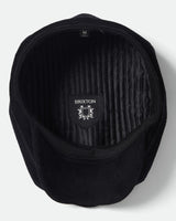 Brixton Brood Baggy Snap Cap Black Corduroy