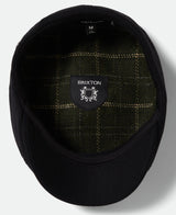 Brixton Brood Flannel Snap Cap Black/Moss